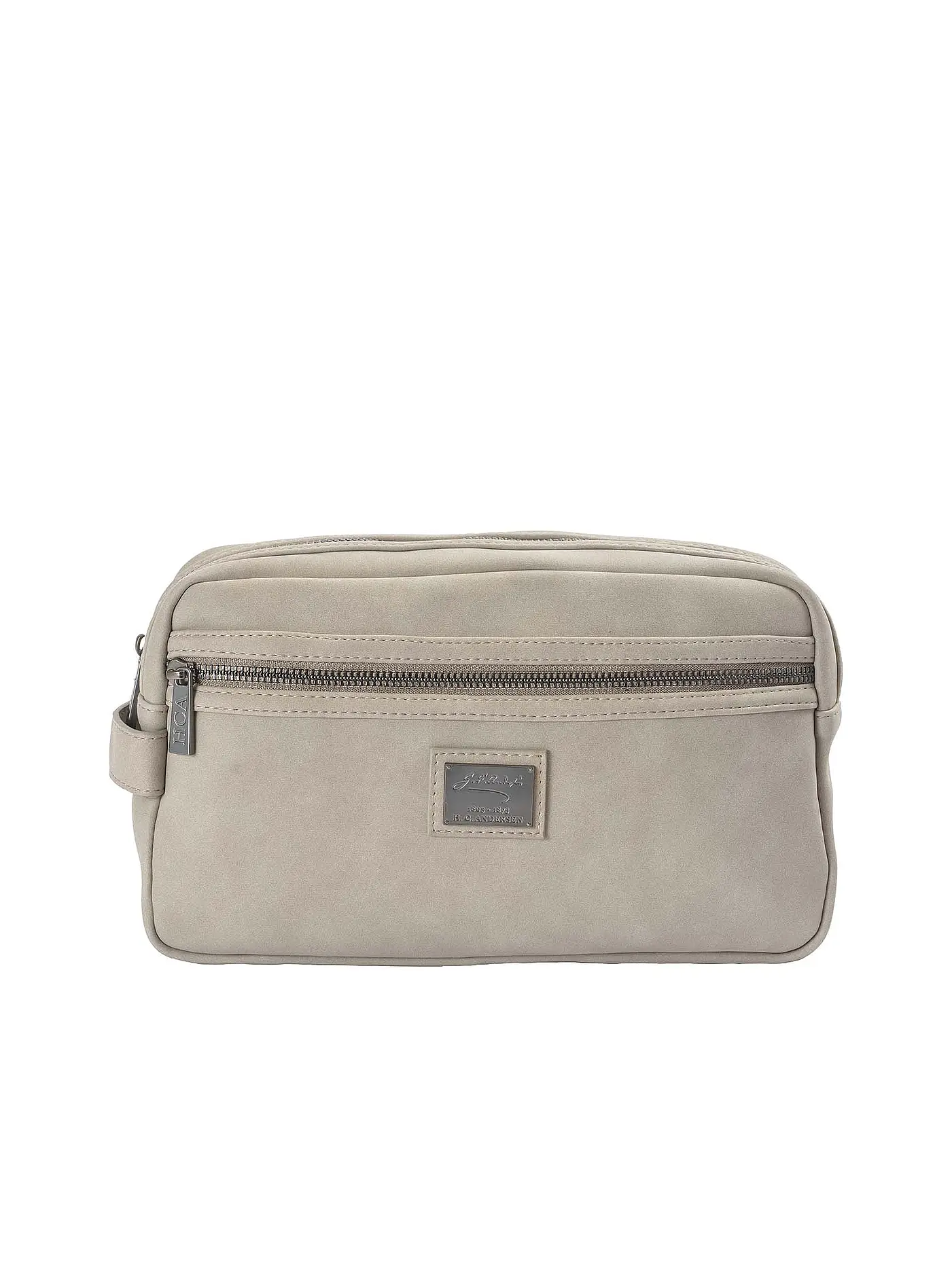 JJDK | Toilettetasche - Toiletry Bag H.C. Andersen (charcoal black) | hellgrau